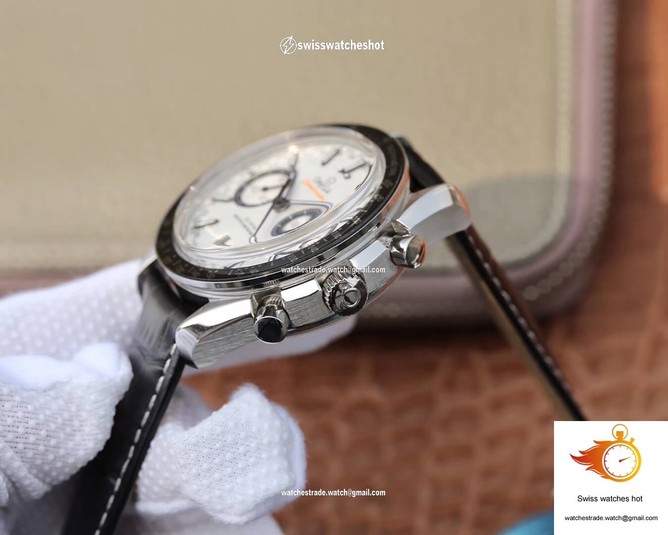 Omega Speedmaster Racing Chronograph 329.33.44.51.04.001 OM Factory White Dial 6
