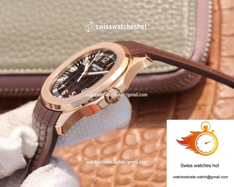 Patek Philippe Aquanaut 5167R-001 40mm ZF Factory Dark Brown Dial 6
