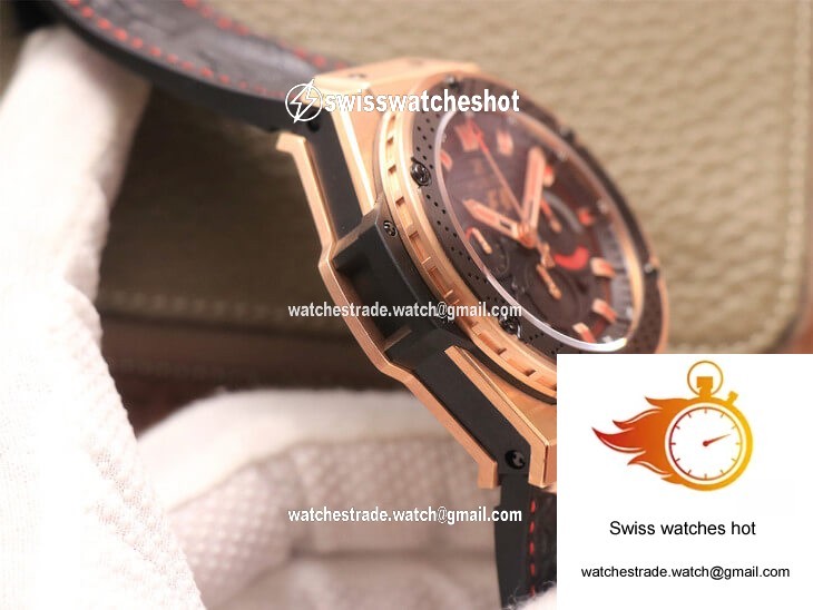 Hublot King Power Ferrari F1 V6 Factory Black Dial Rose Gold 6