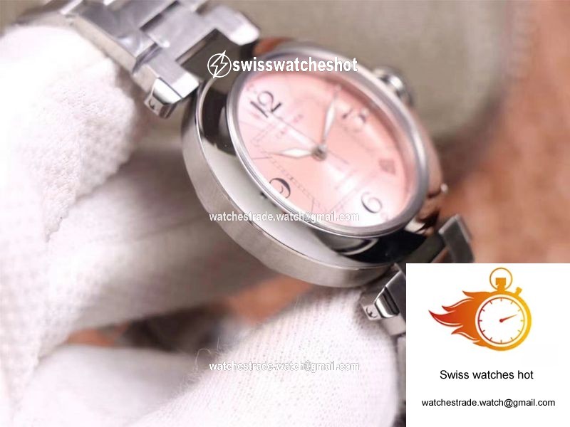 Cartier Pasha W31075M7 V9 Factory Pink Dial 6