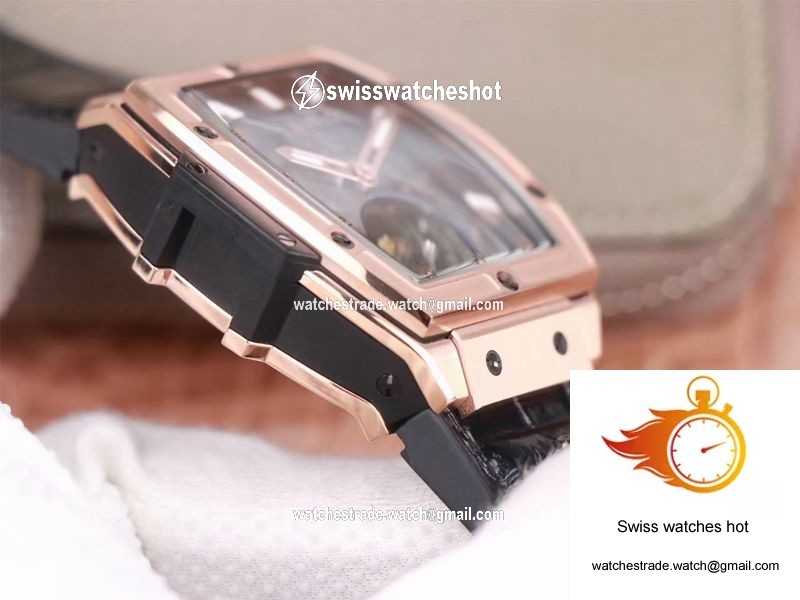 Hublot Masterpiece Tourbillon 906.OX.0123.VR.AES13 JB Factory Rose Gold White Hour 6