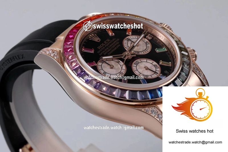 Rolex Daytona 116595RBOW BL Factory Rose Gold 6