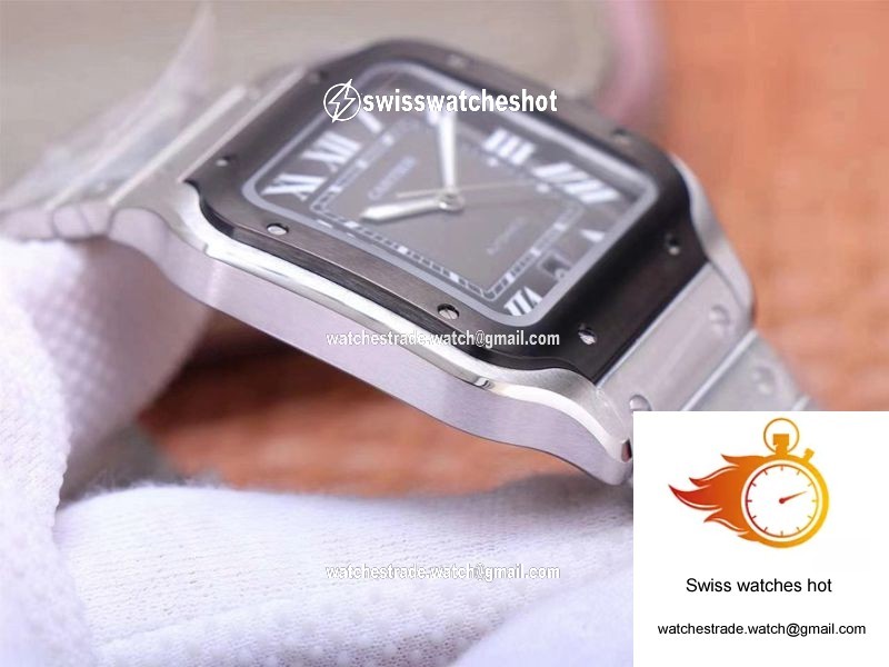 Cartier Santos de Large WSSA0037 V6 Factory Gray Dial 6
