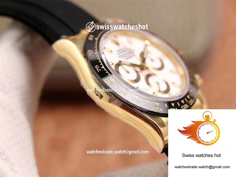 Rolex Daytona M116518LN-0041 Noob Factory White Dial 4130 Movement 6