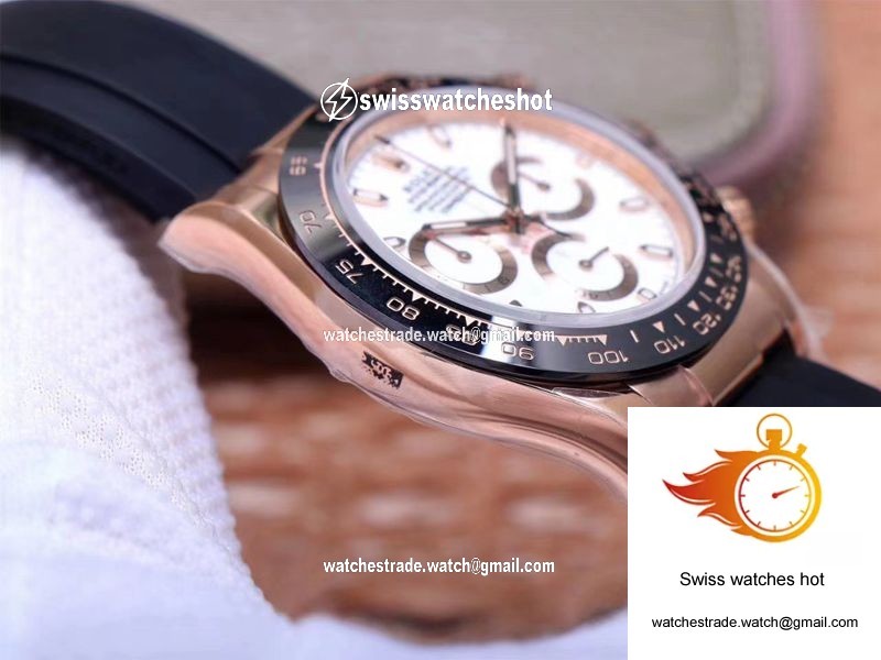 Rolex Daytona M116515LN-0019 Noob Factory White Dial 4130 Movement 6