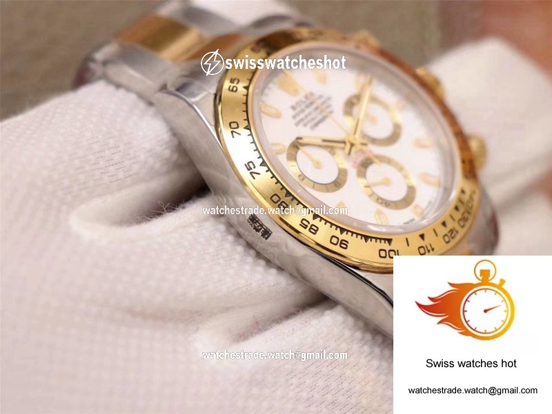 Rolex Daytona Cosmograph m116503-0001 Noob Factory White Dial 6
