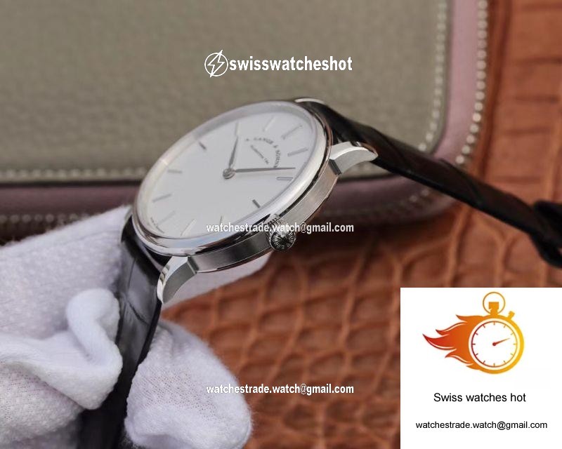 A. Lange & Sohne Saxonia Thin White Gold 201.027 SV Factory 6