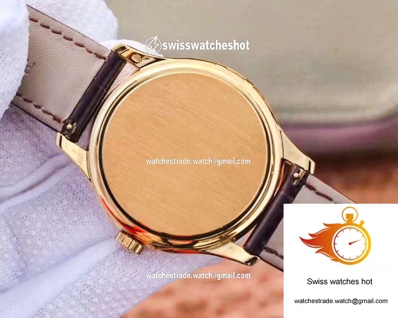 ZF Factory Patek Philippe Calatrava Yellow Gold 5227J-001 Flip Back Version 6