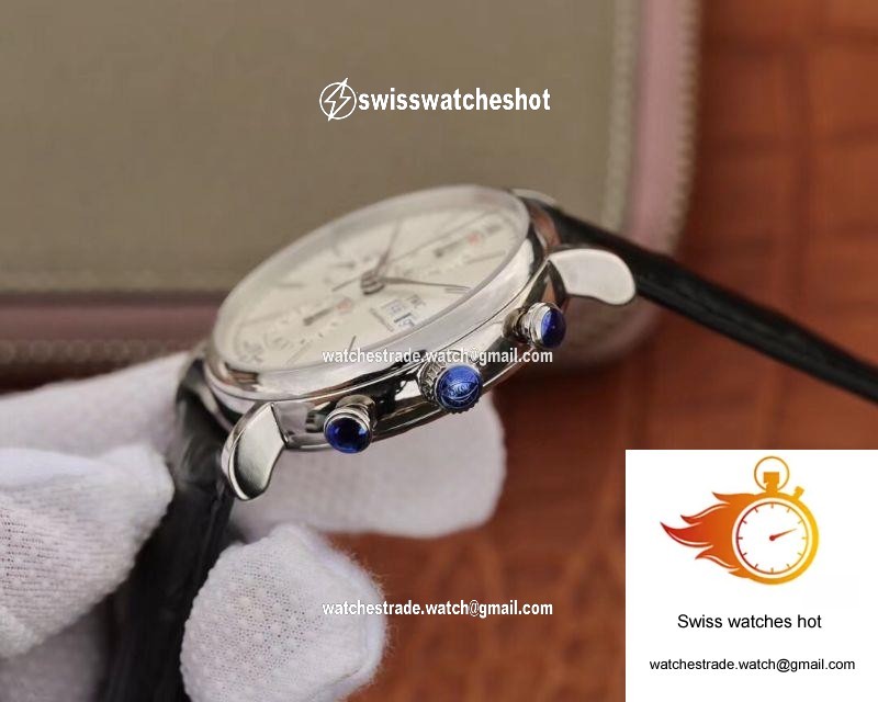 IWC Portofino Chronograph Multi-function IW391022 ZF Factory 42mm X 13.5mm White Dial 6