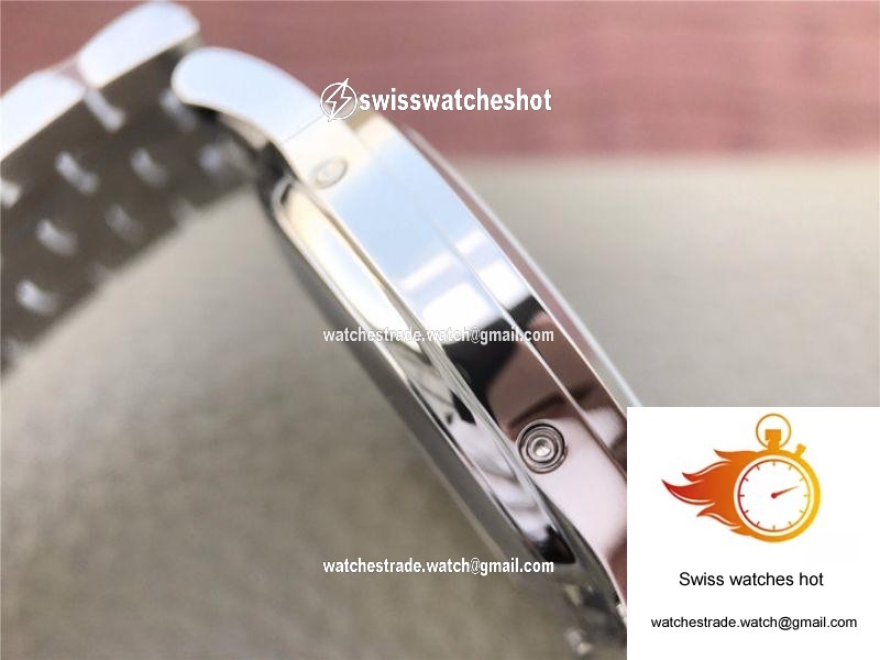 Patek Philippe Complications Annual Calendar 5396G KM Factory Steel Strap White Dial 6
