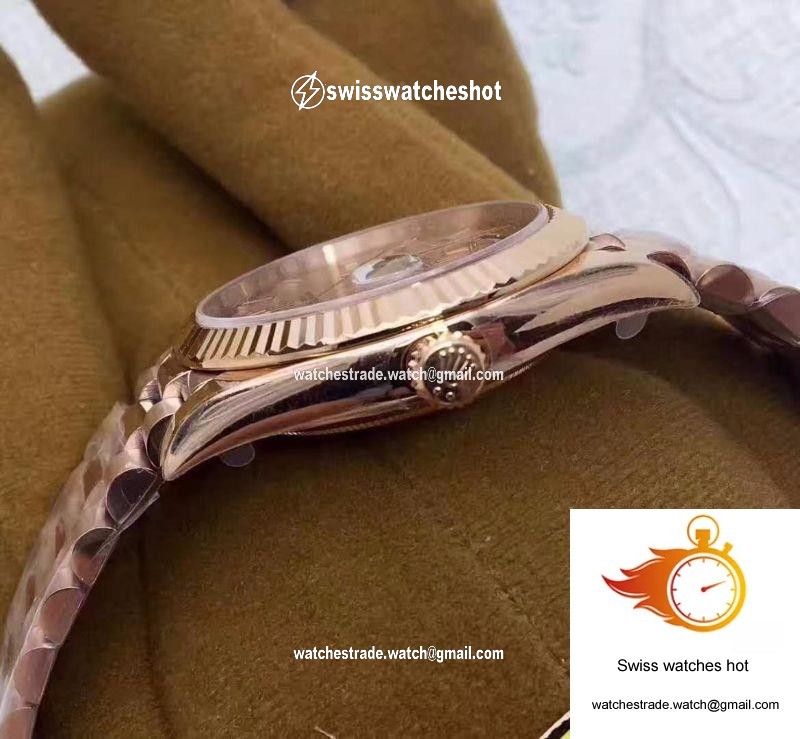 Rolex Day Date 228235 2018 40mm EW Factory Purple Dial 6
