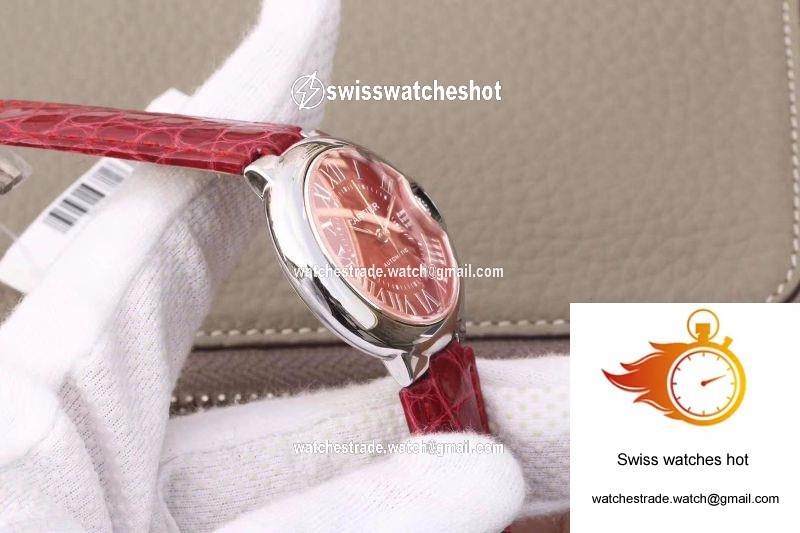 Ballon Bleu De Cartier 33MM WSBB0022 TW Factory Red Dial 6