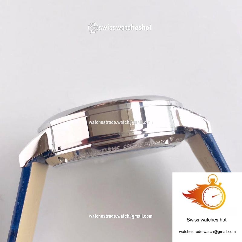 Jaeger-LeCoultre Rendez-Vous 3448420 Blue Leather Strap White Dial 6