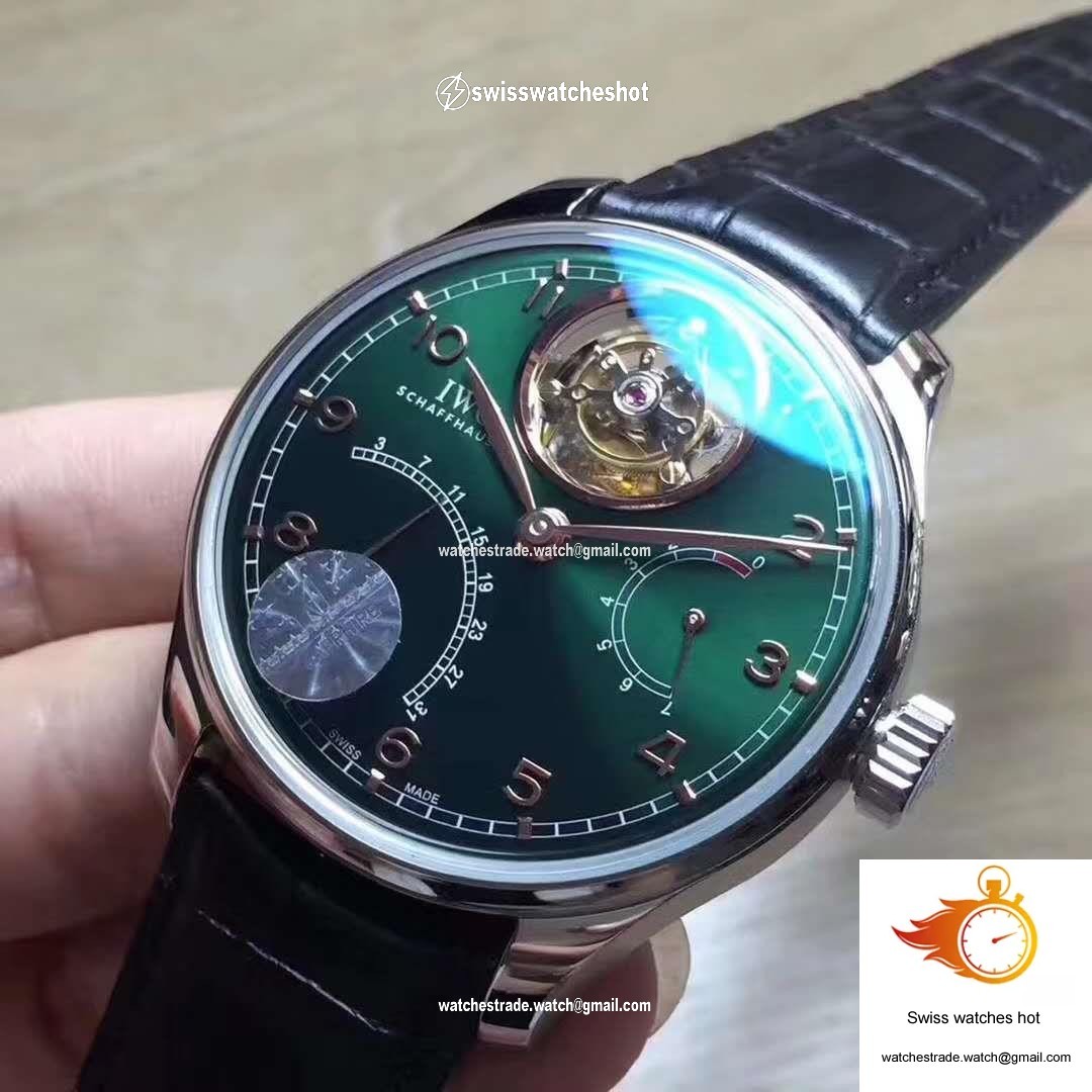 IWC Portuguese Tourbillon YL Factory Green Dial 6