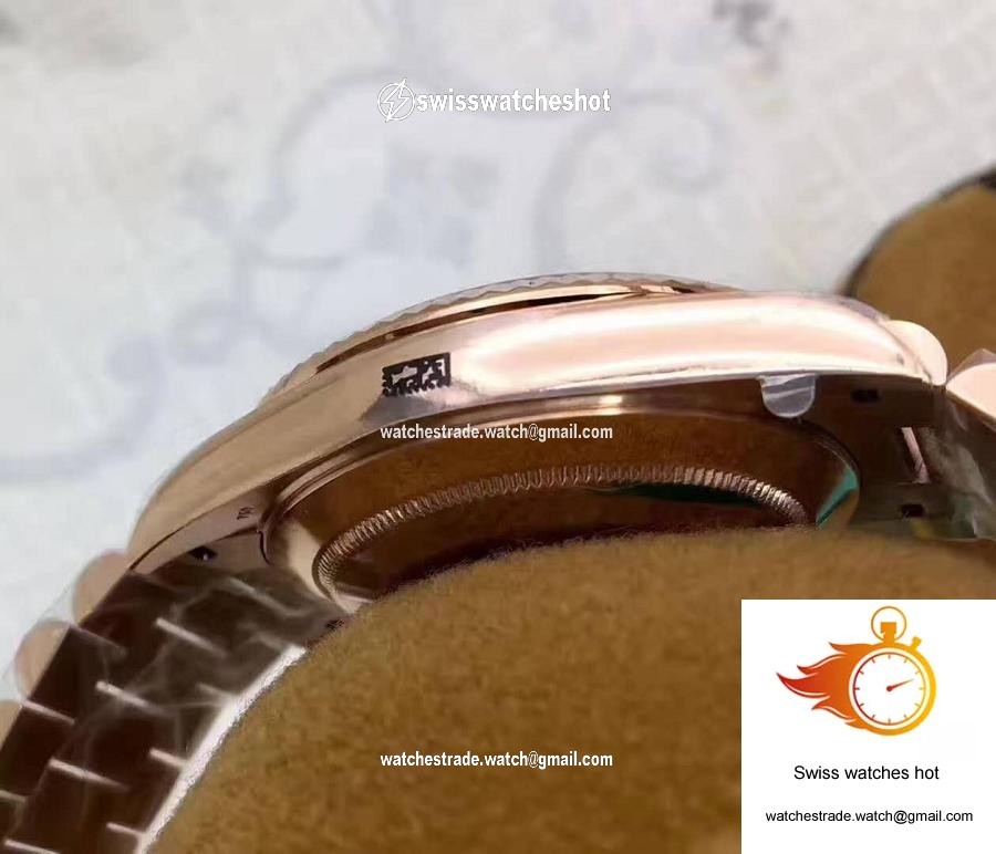 Rolex Day-Date 40 228235 Rose Gold 40MM EW Factory Sundust Dial 6