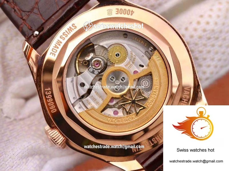 Vacheron Constantin FiftySix Day-Date 4000E/000R/B438 18K Rose Gold White Dial 6