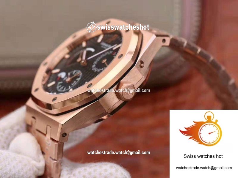 Audemars Piguet Royal Oak GMT 41MM 26120 TWA Factory Black Dial 6