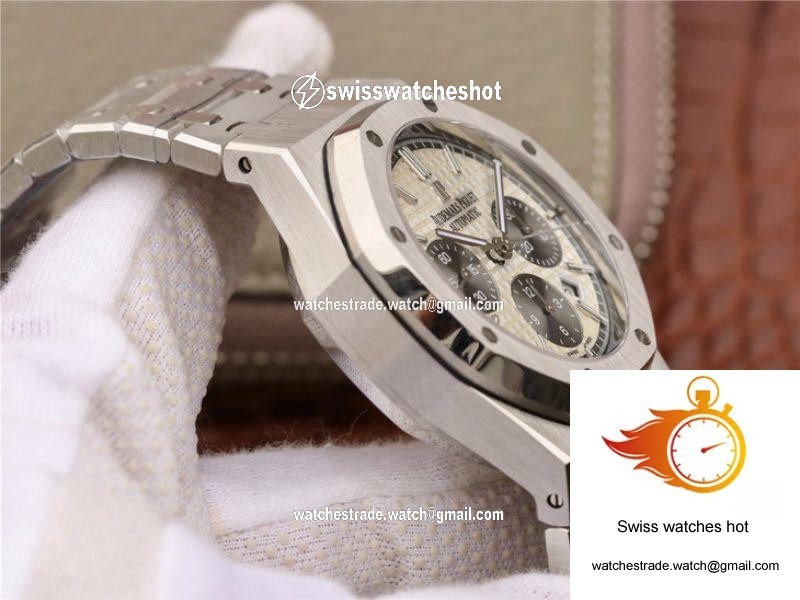 Audemars Piguet Royal Oak Chronograph 26331ST.OO.1220ST White Dial OM Factory 6