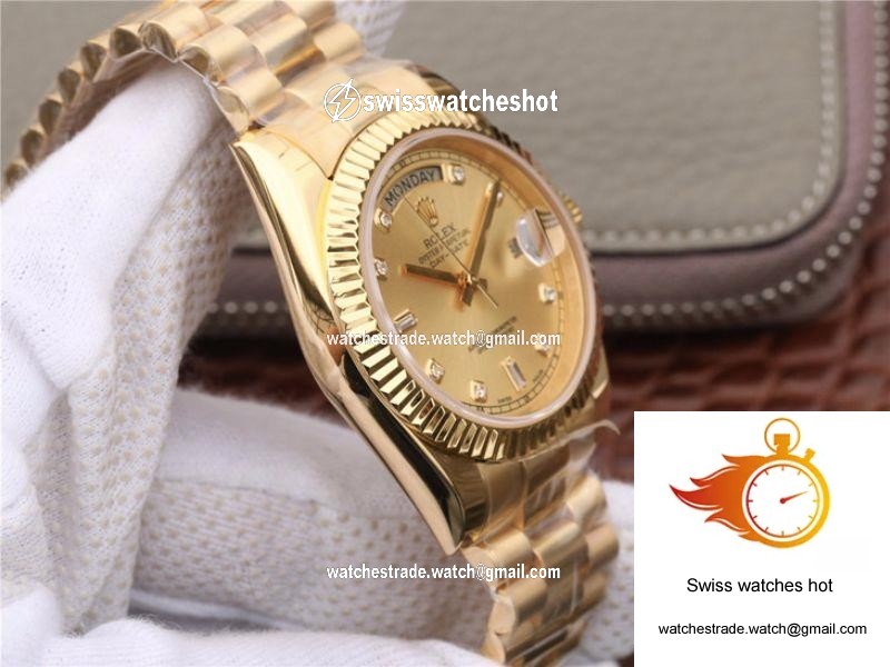 Rolex Day-Date II 218238 40MM EW Factory 18K Yellow Gold Dial 6