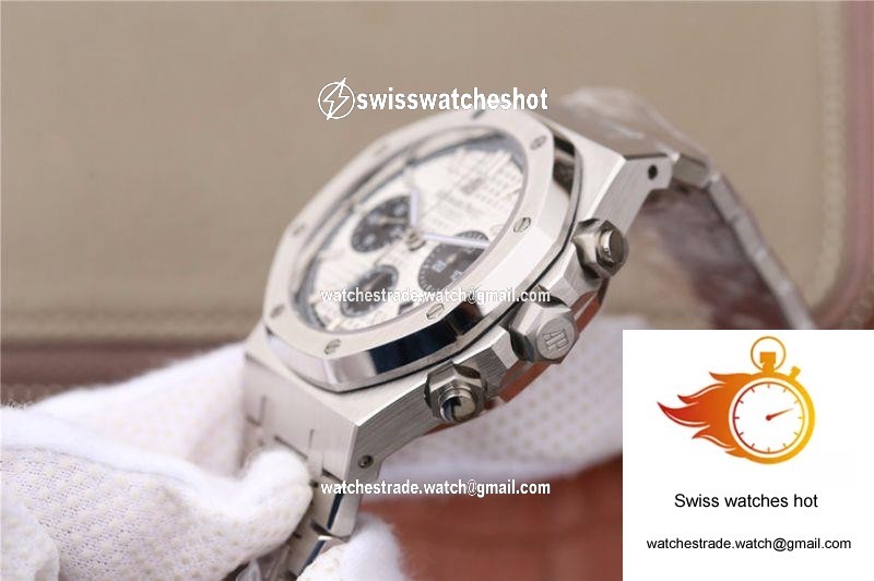 Audemars Piguet Royal Oak Chronograph 26331ST.OO.1220ST.03 OM Factory White Dial 6