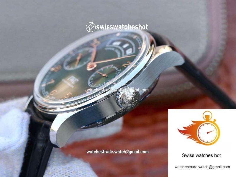 IWC Portugieser Annual Calendar IW503510 YL Factory Green Dial 6