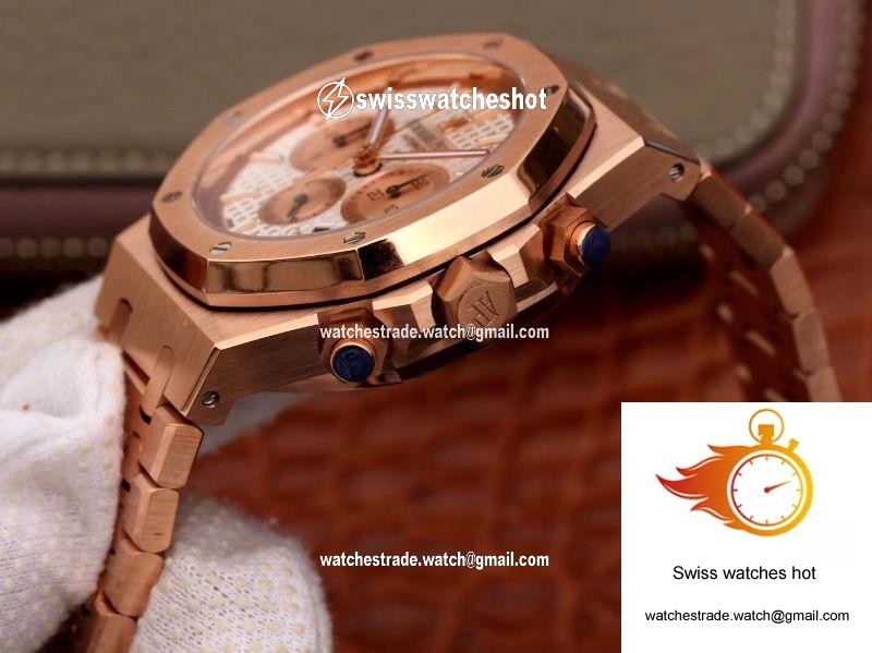Audemars Piguet Royal Oak Chronograph 26315OR.OO.1256OR.01 OM Factory White Dial 6