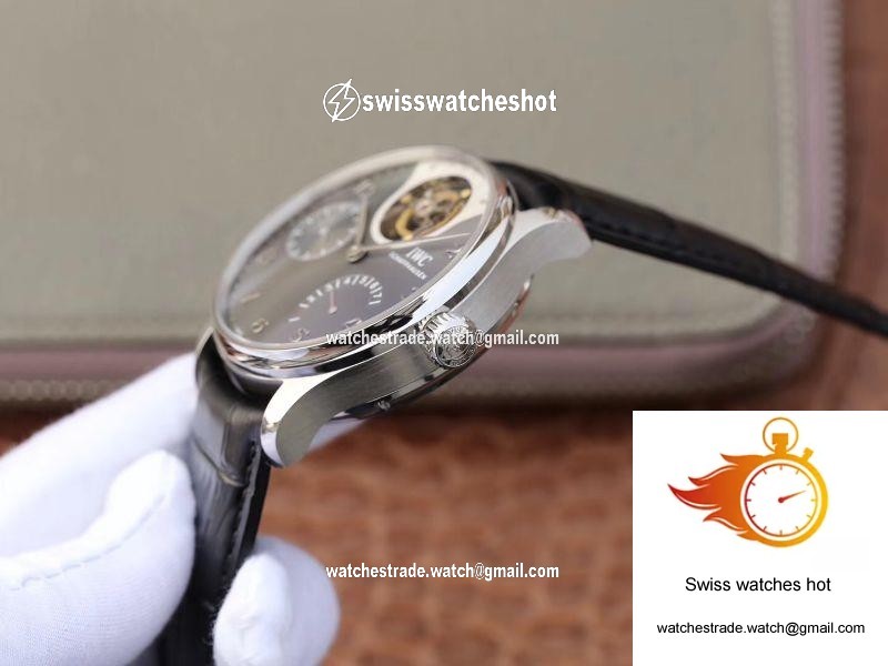 ZF Factory IWC Portuguese Tourbillon IW504210 Anthracite Dial 6