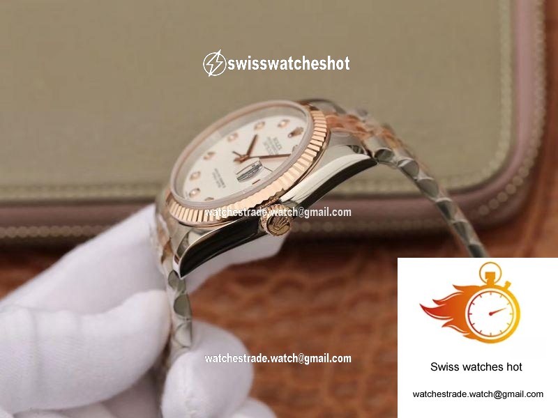 Rolex Datejust 36mm GM Factory White Dial 6