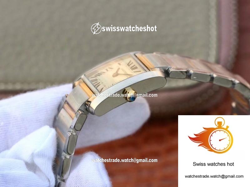 Cartier Tank Francaise Ladies W51007Q4 White Dial 6