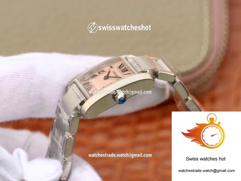 Cartier Tank Francaise Ladies W51028Q3 Pink Dial 6