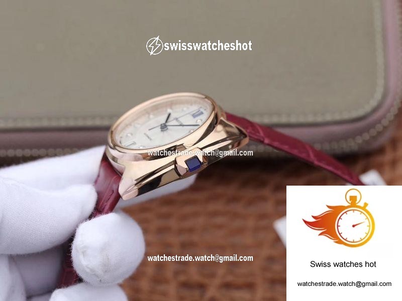 Cle De Cartier Automatic 35mm WJCL0032 18K Rose Gold Silver-gray Dial 6