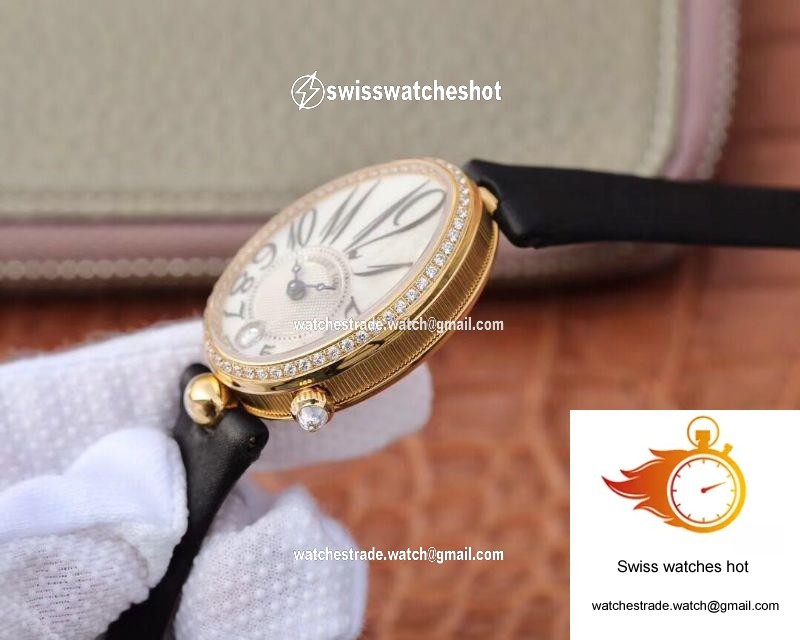 Breguet Reine De Naples 8918BA/58/864.D00D Ladies ZF Factory Yellow Gold Mother Of Pearl Dial 6