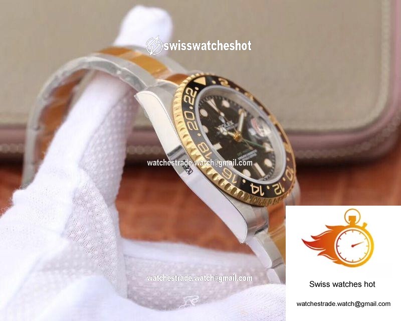 Rolex GMT Master II 116713LN EW Factory Yellow Gold Bezel 6
