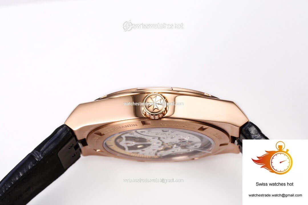 Vacheron Constantin Overseas Tourbillon 6000V/110R-B733 BBR Factory Blue Leather Strap 6