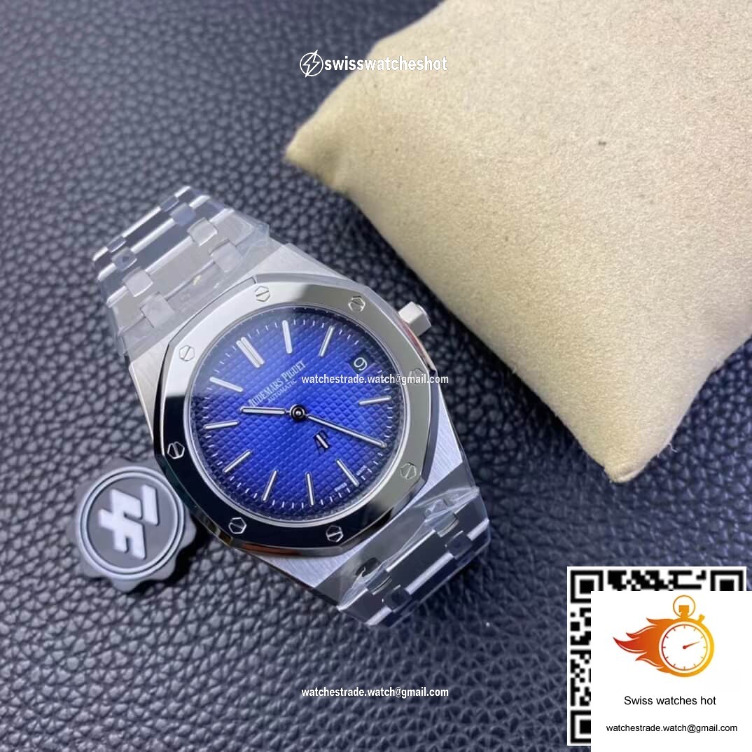 Audemars Piguet Royal Oak 15202IP.OO.1240IP.01 ZF Factory Smoked Blue Dial 6