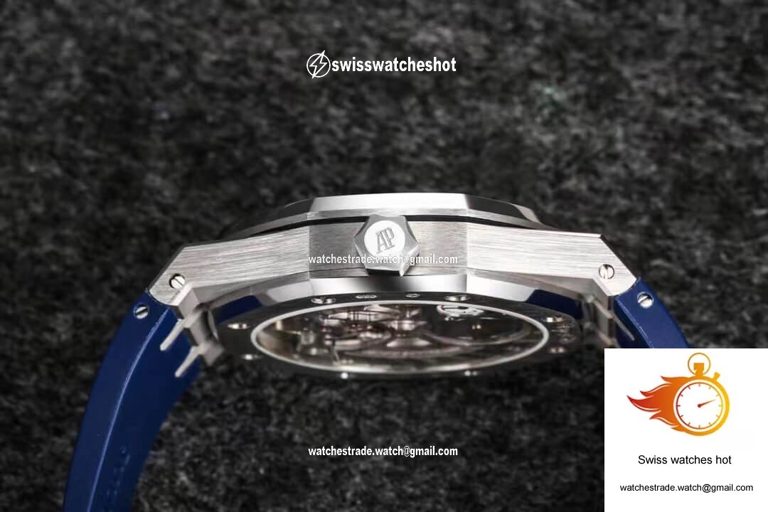 Audemars Piguet Royal Oak Tourbillon R8 Factory V3 Blue Strap 6