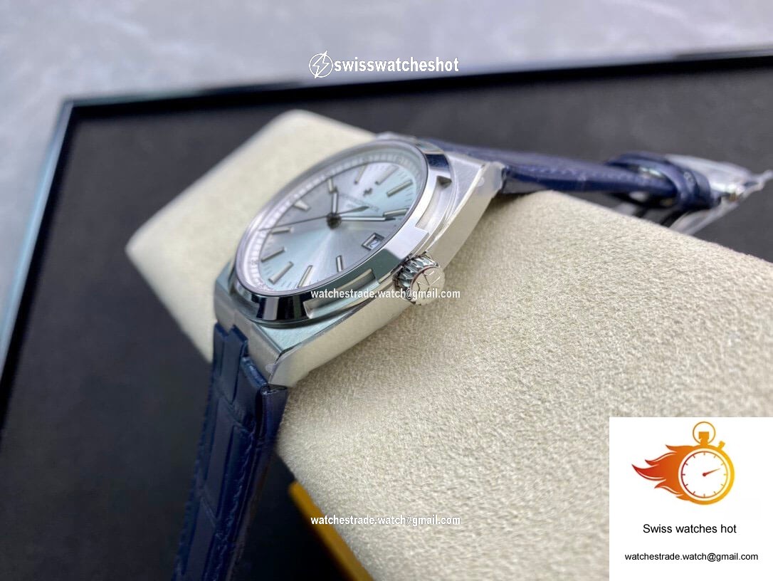 Vacheron Constantin Overseas 4500V 8F Factory Blue Leather Strap 6