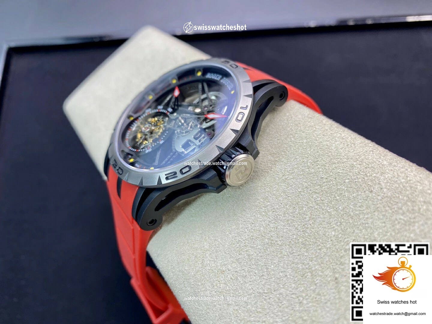 Roger Dubuis Excalibur RDDBEX0549 BBR Factory Tourbillon Titanium Case 6