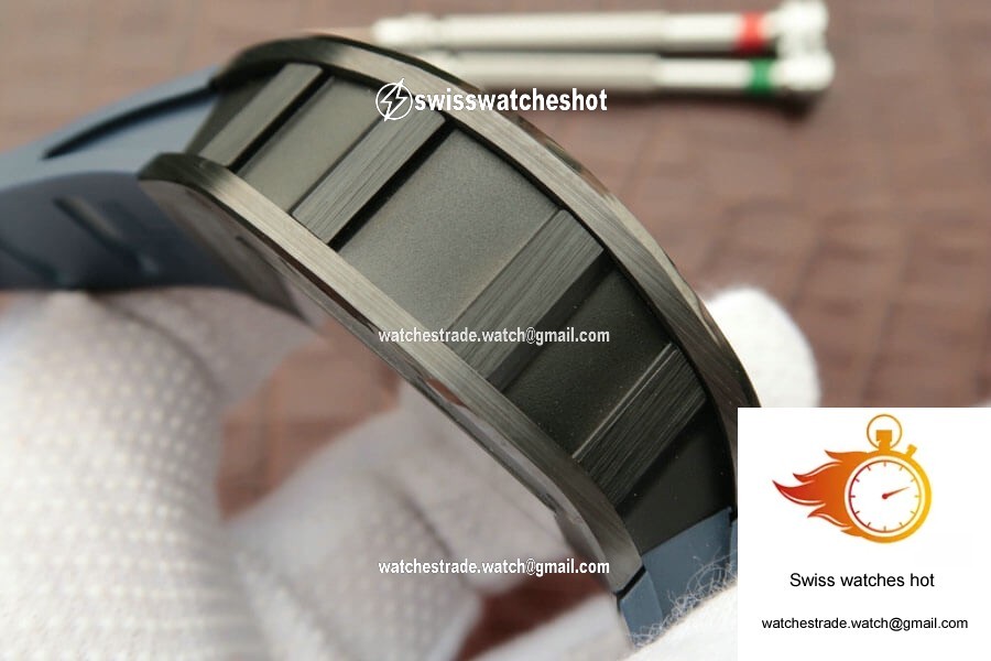 Richard Mille RM055 KV Factory Dark Blue Rubber Strap 6