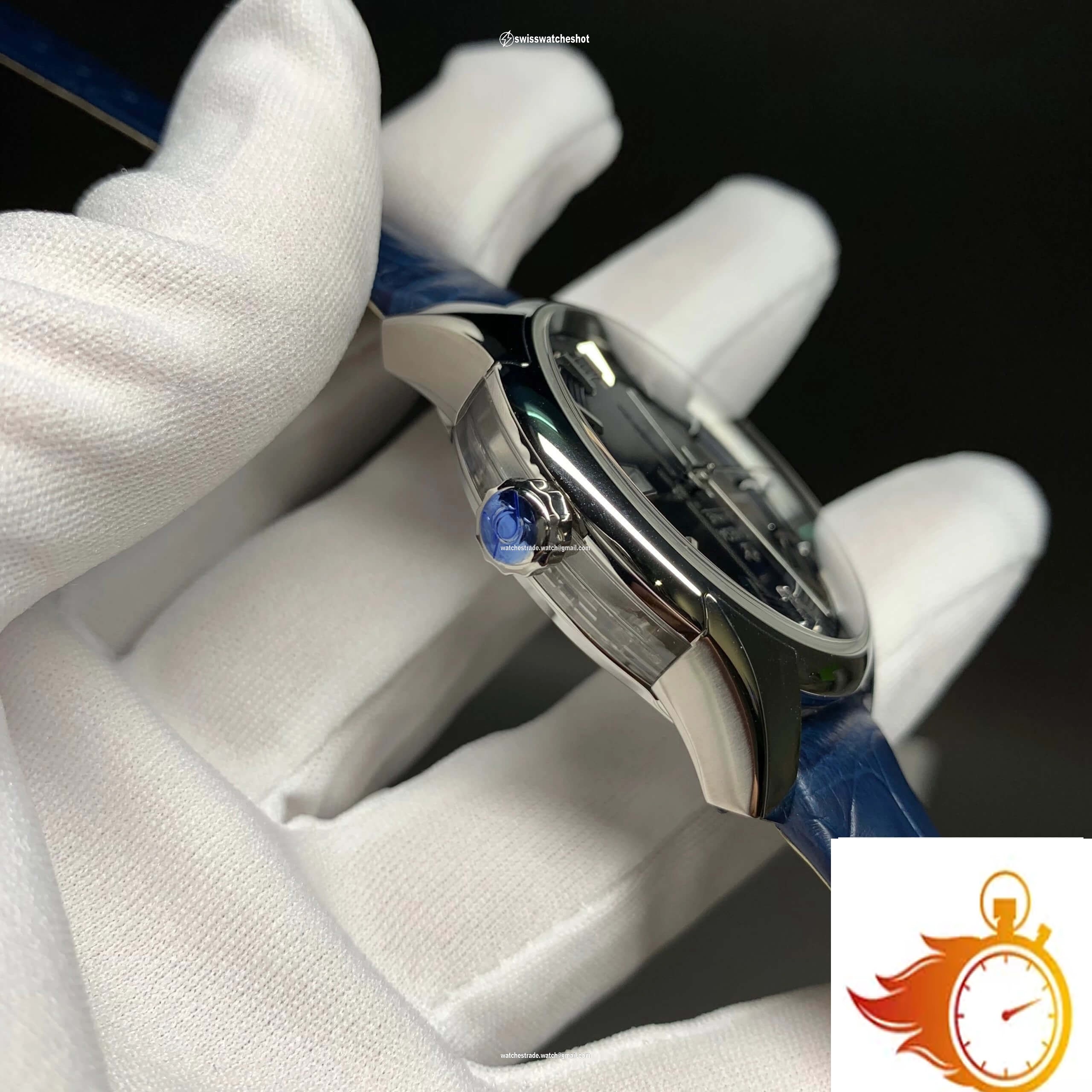 Omega De Ville 433.33.41.21.03.001 VS Factory Blue Dial 6