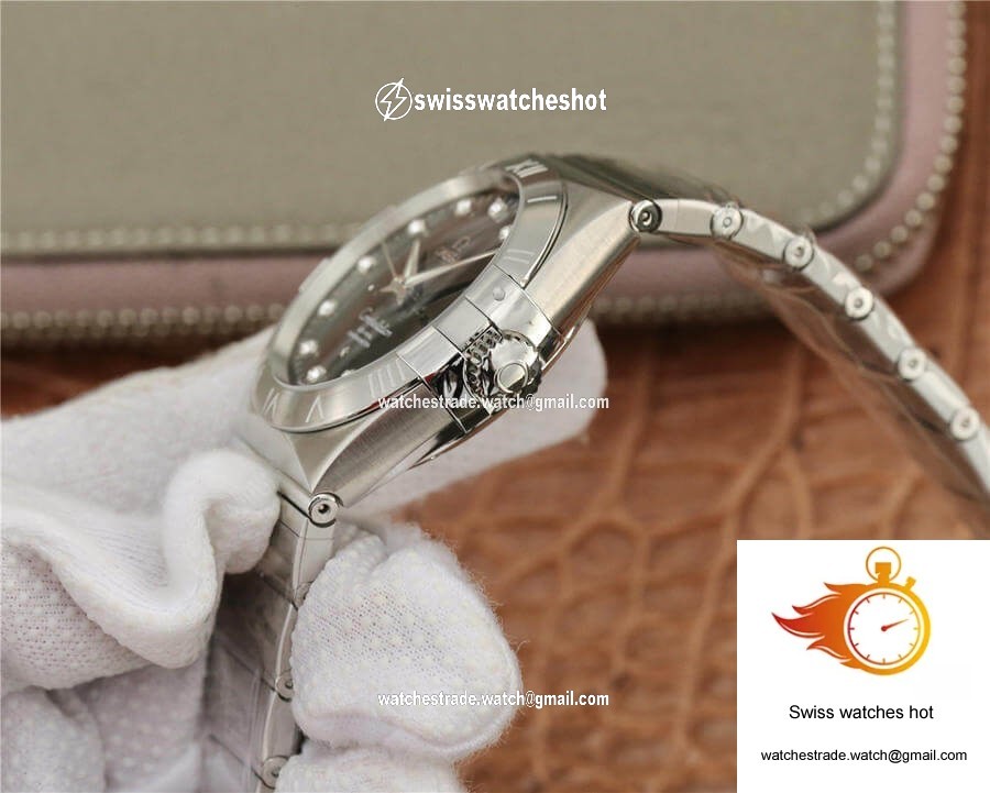 Omega Constellation 123.10.38.21.51.001 VS Factory Diamond-set Dial 6