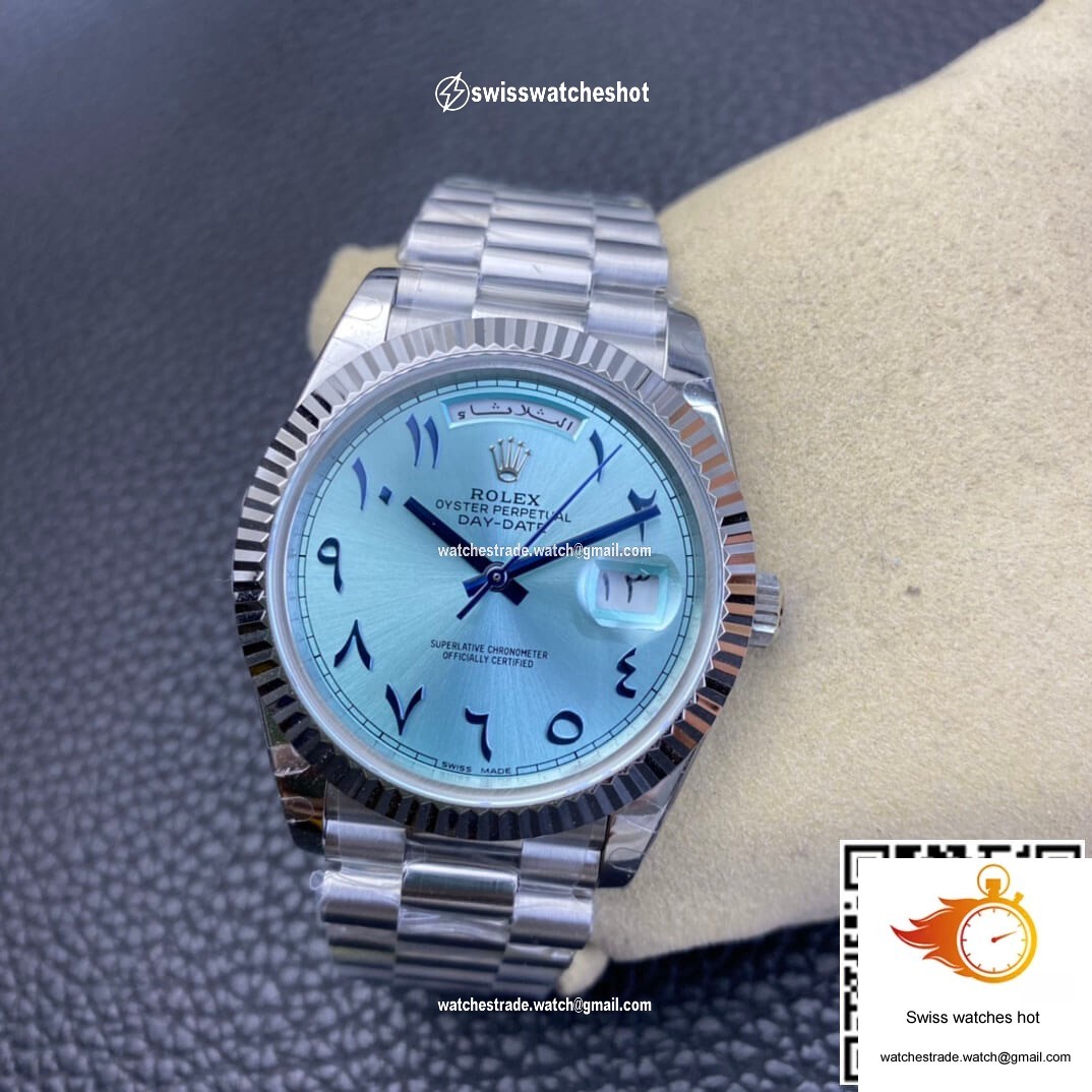 Rolex Day Date BP Factory Middle East Customization Ice Blue Dial 6
