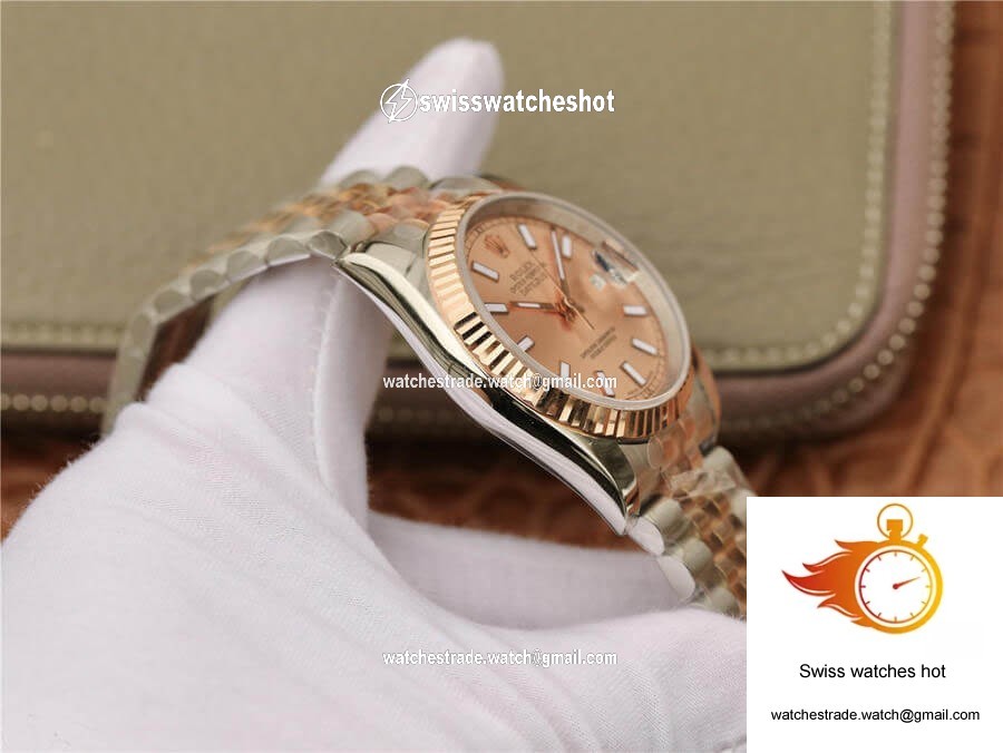Rolex Datejust 116231 36MM GM Factory Rose Gold Pink Dial 6