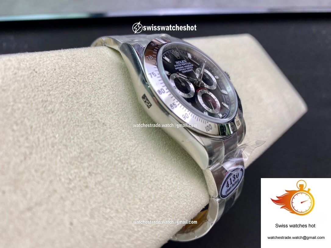 Rolex Cosmograph Daytona 116520 Clean Factory Stainless Steel Bezel 6