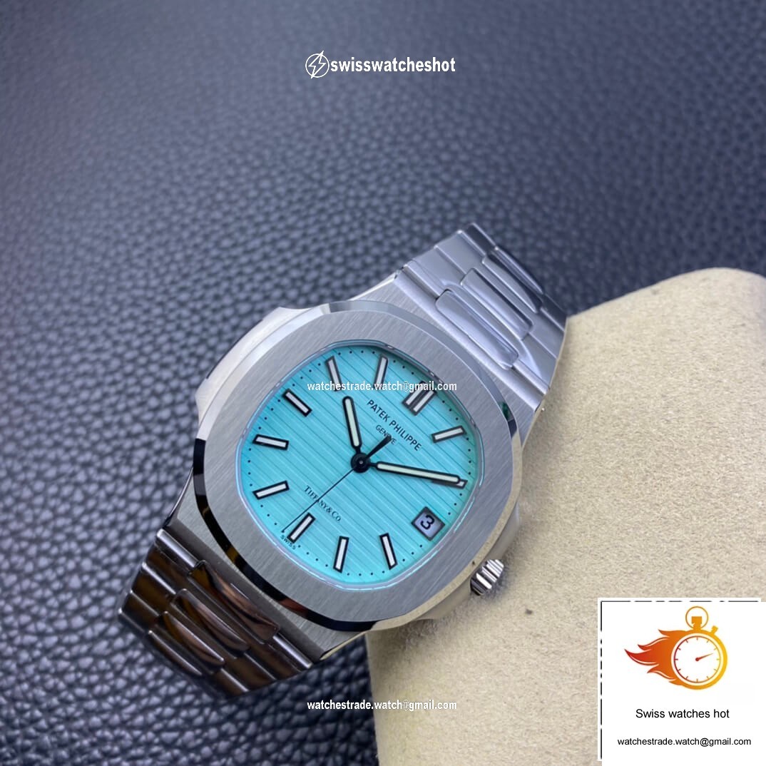 Patek Philippe Nautilus 5711/1A-018 3K Factory Tiffany Blue Dial 6