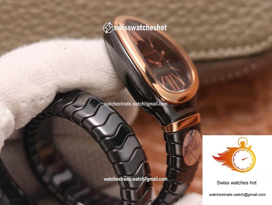 Bvlgari Serpenti 102735 BV Factory Rose Gold Black Dial 6