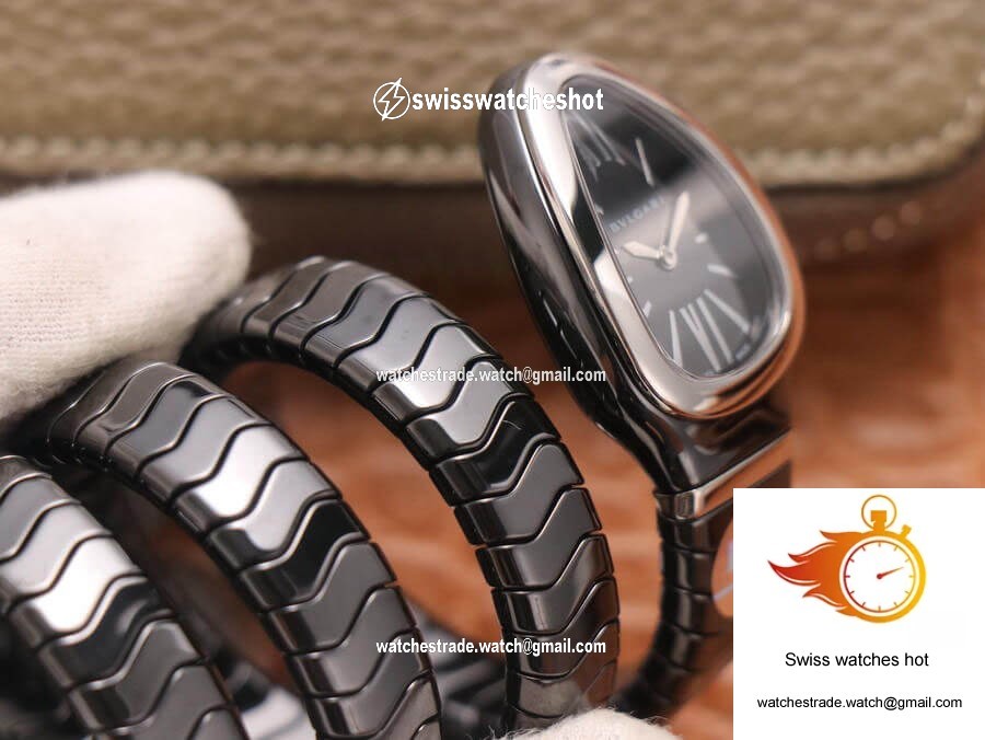 Bvlgari Serpenti BV Factory Black Ceramic Dial 6