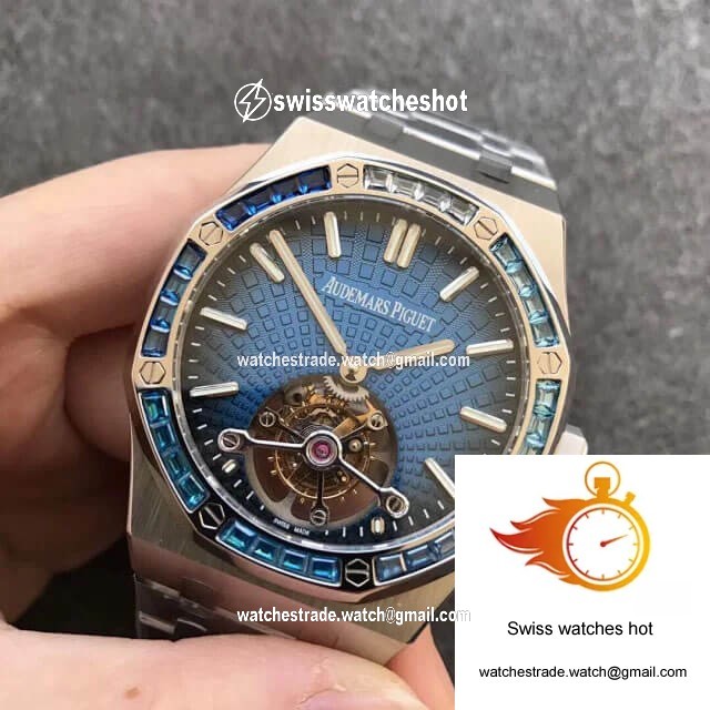 Audemars Piguet Royal Oak Tourbillon 26521PT.YY.1220PT.01 R8 Factory Smoky Blue Dial 6