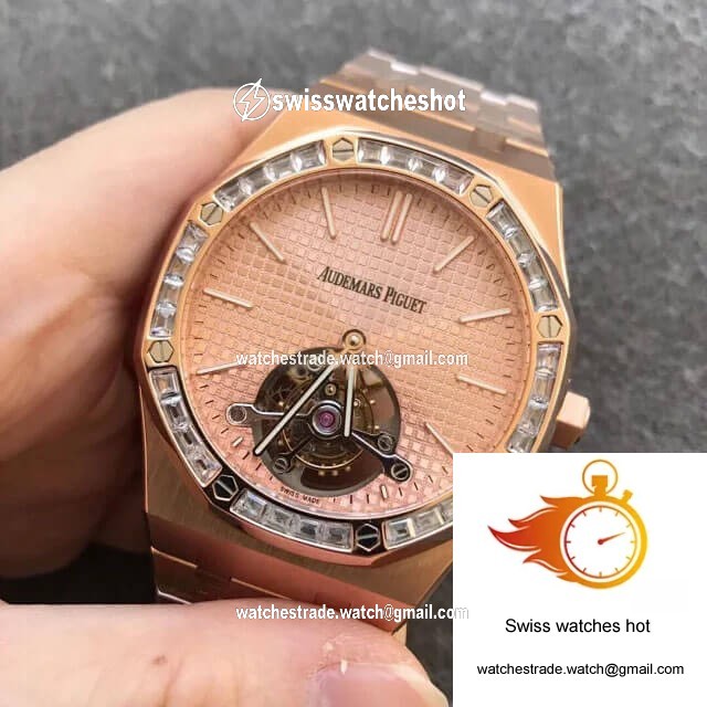 Audemars Piguet Royal Oak Tourbillon Extra Thin 26514OR.ZZ.1220OR.01 R8 Factory Diamond Bezel 6