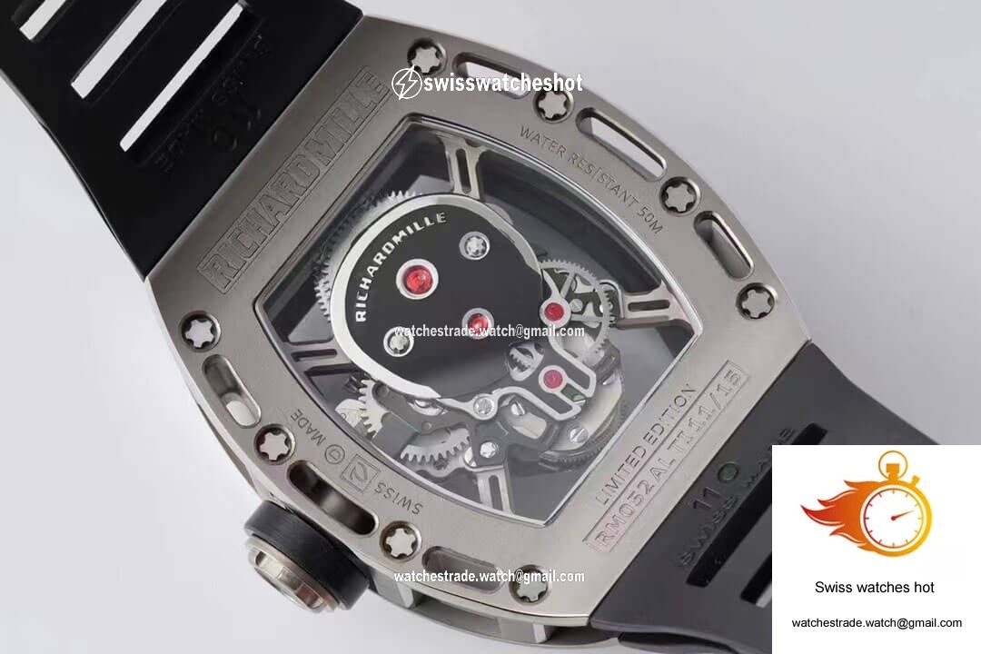 Richard Mille RM052 Tourbillon EUR Factory Titanium Skull Dial 6